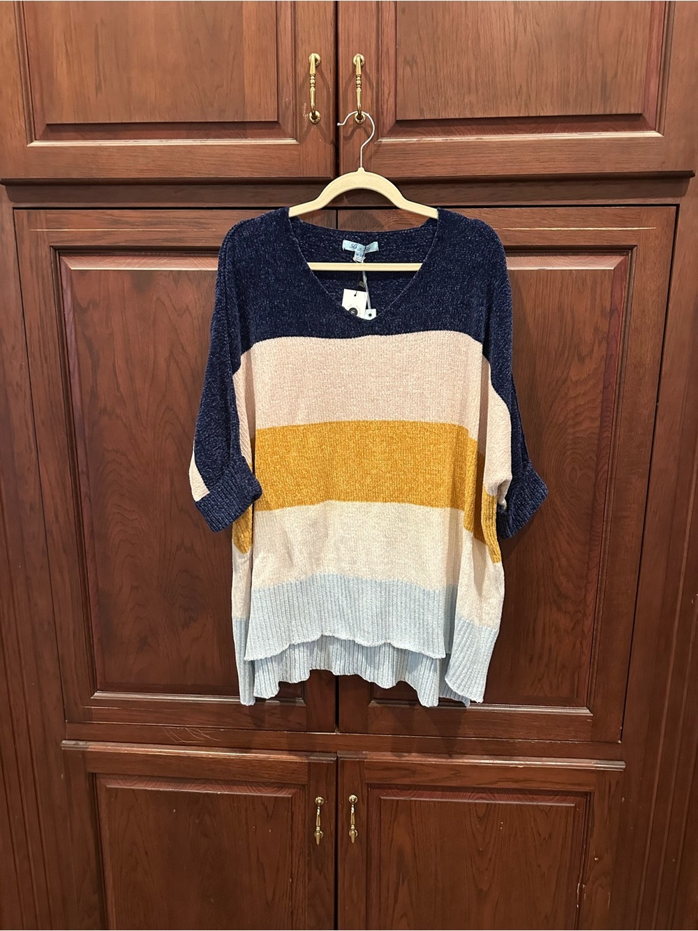 NWT striped sweater by She + Sky O/S